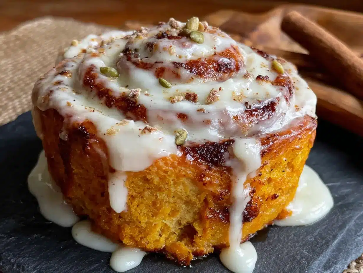 pumpkin cinnamon rolls preparation steps