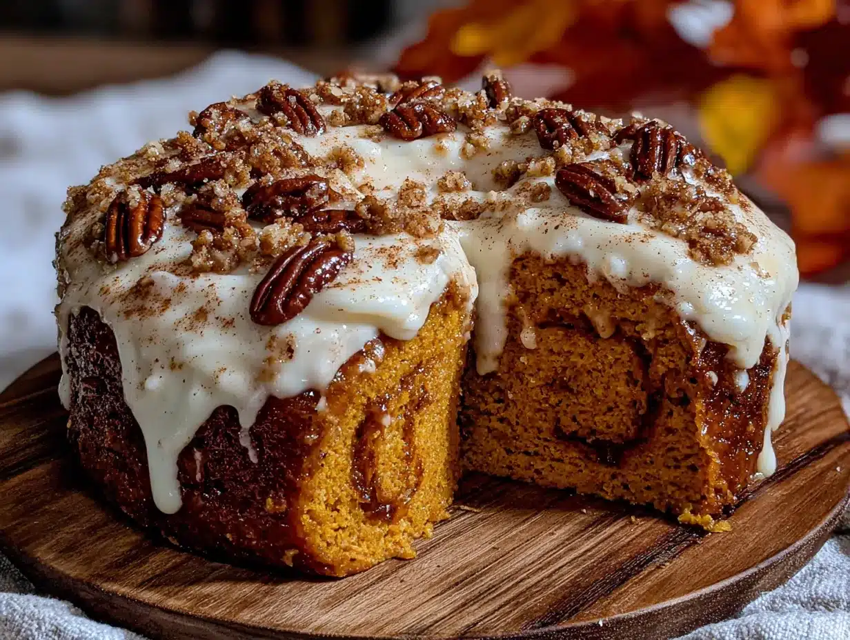 pumpkin cream cheese roll preparation steps
