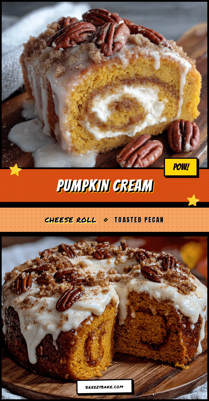pumpkin cream cheese roll recipe