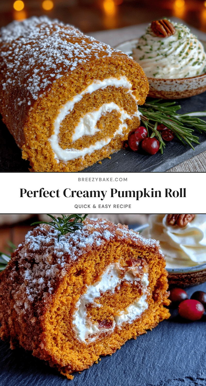 pumpkin roll with cream cheese filling recipe