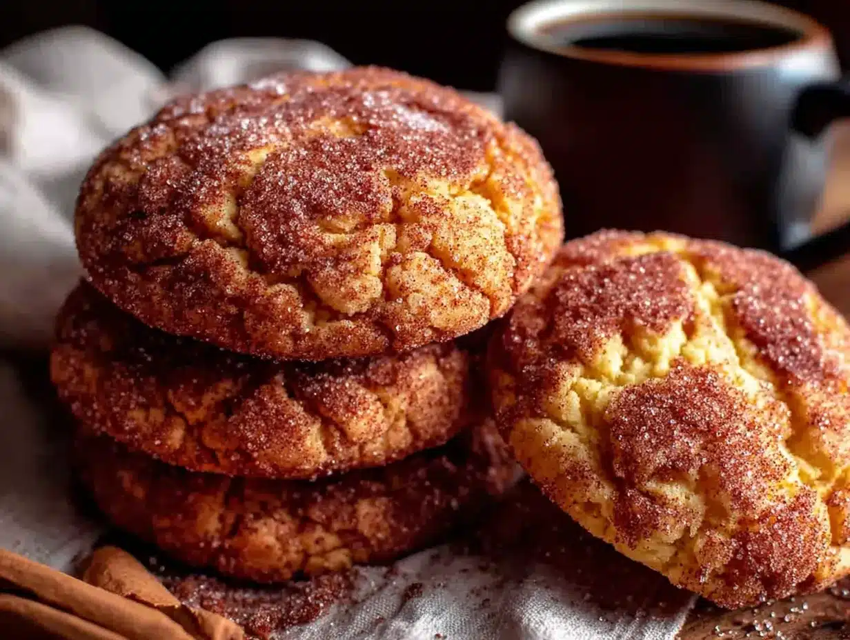 pumpkin snickerdoodle cookies preparation steps
