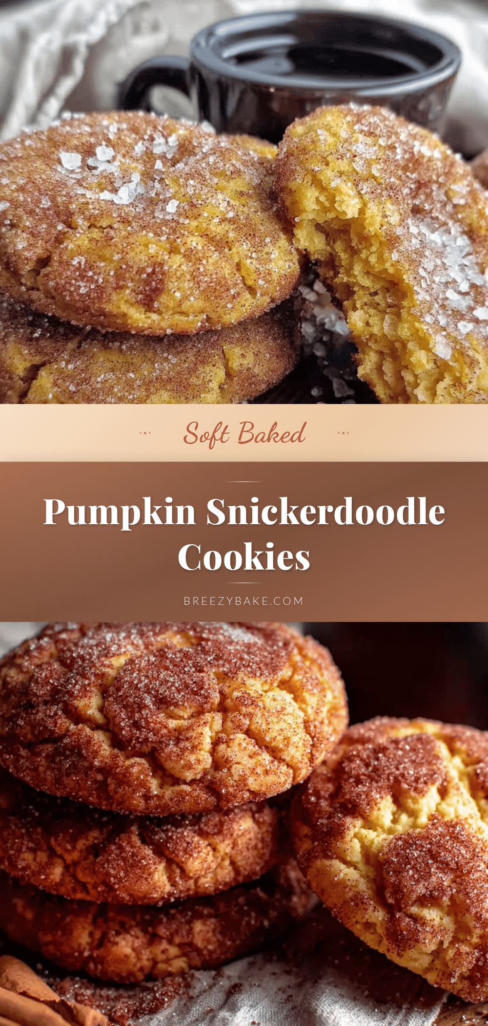 pumpkin snickerdoodle cookies recipe