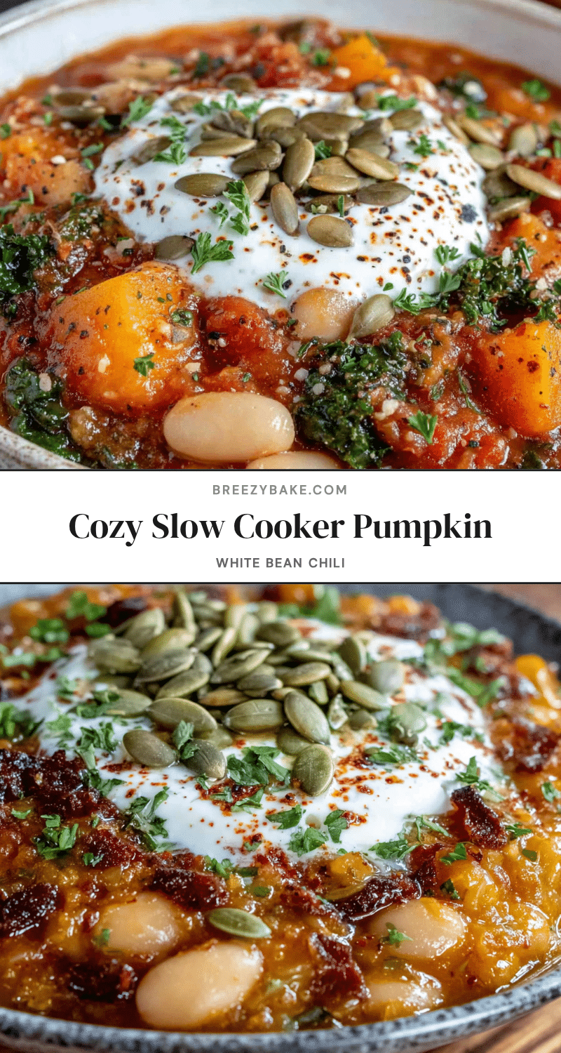 pumpkin white bean chili recipe