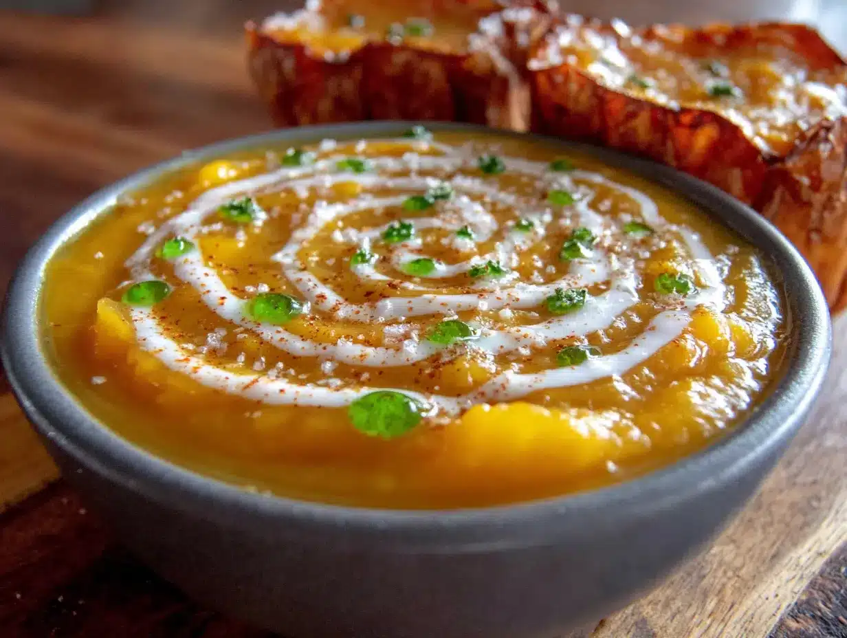 roasted butternut squash soup preparation steps