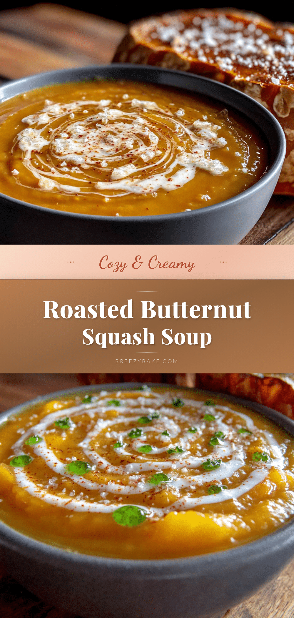 roasted butternut squash soup recipe