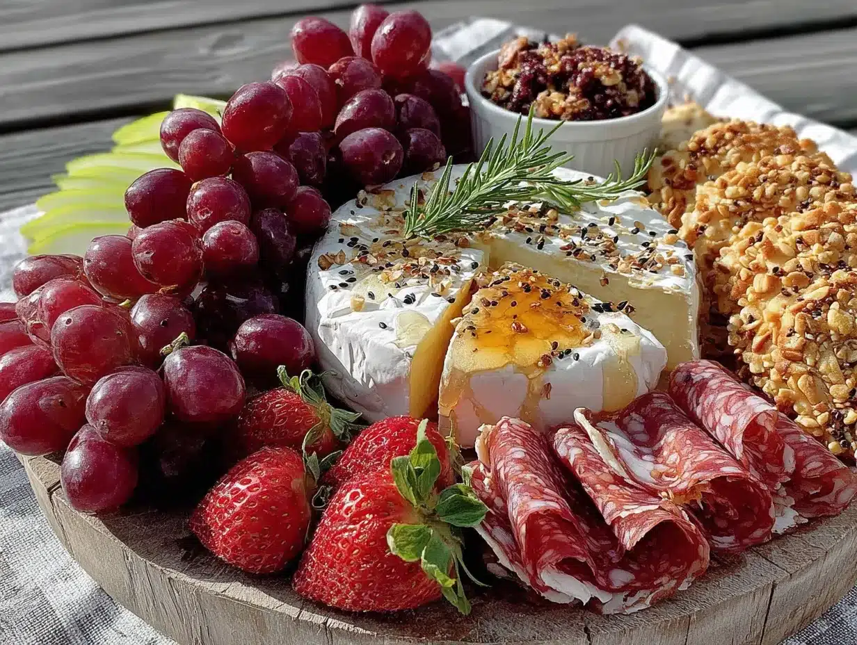 romantic charcuterie board for two preparation steps
