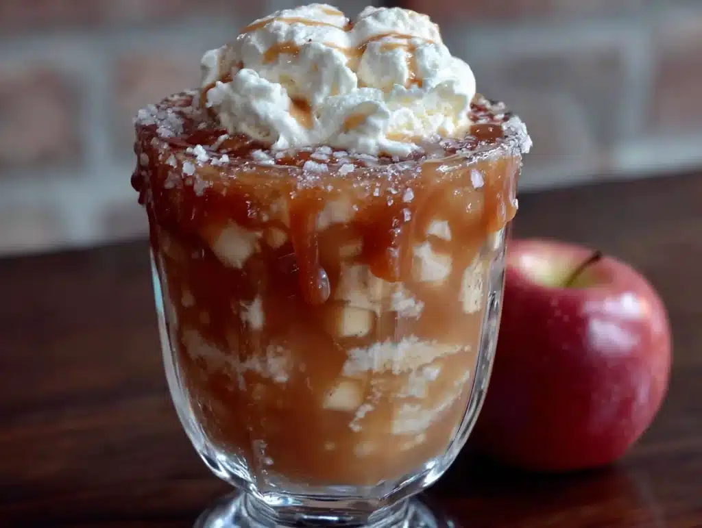 Salted Caramel Apple Cider Float - featured image