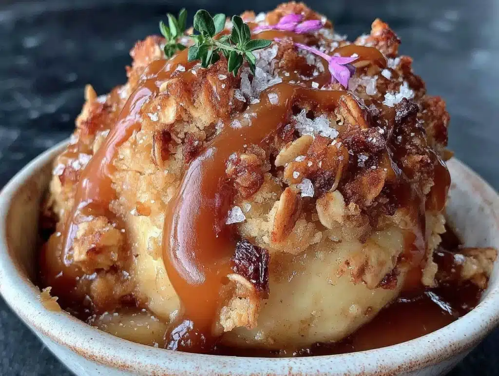 Salted Caramel Apple Crisp - featured image