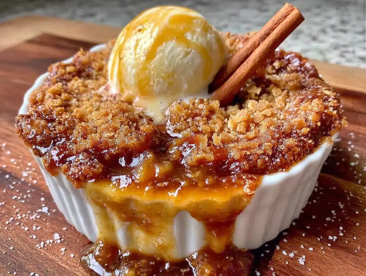 slow cooker apple crisp for two preparation steps