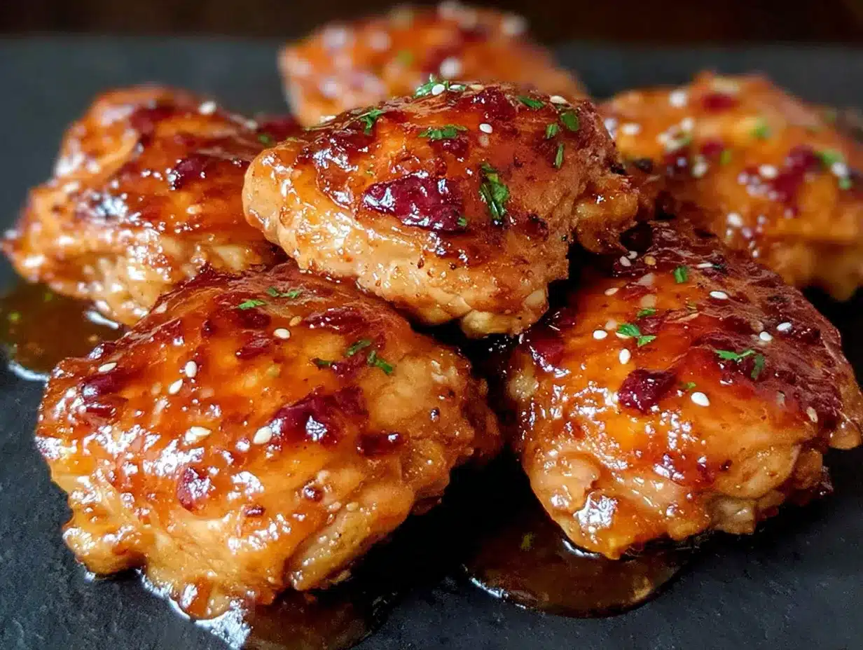 slow cooker honey garlic chicken thighs preparation steps
