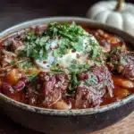 slow cooker pumpkin chili - featured image