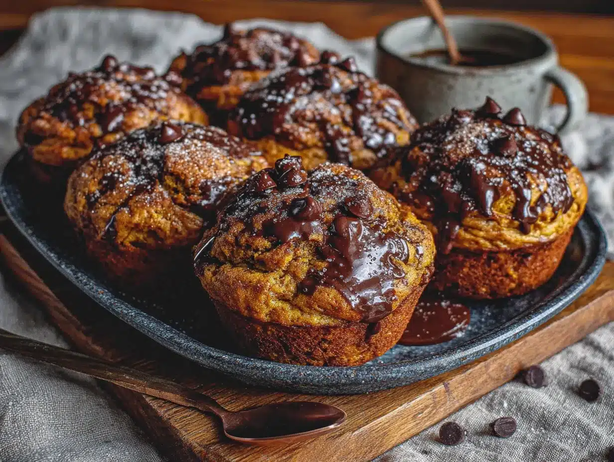 small-batch pumpkin chocolate chip muffins preparation steps