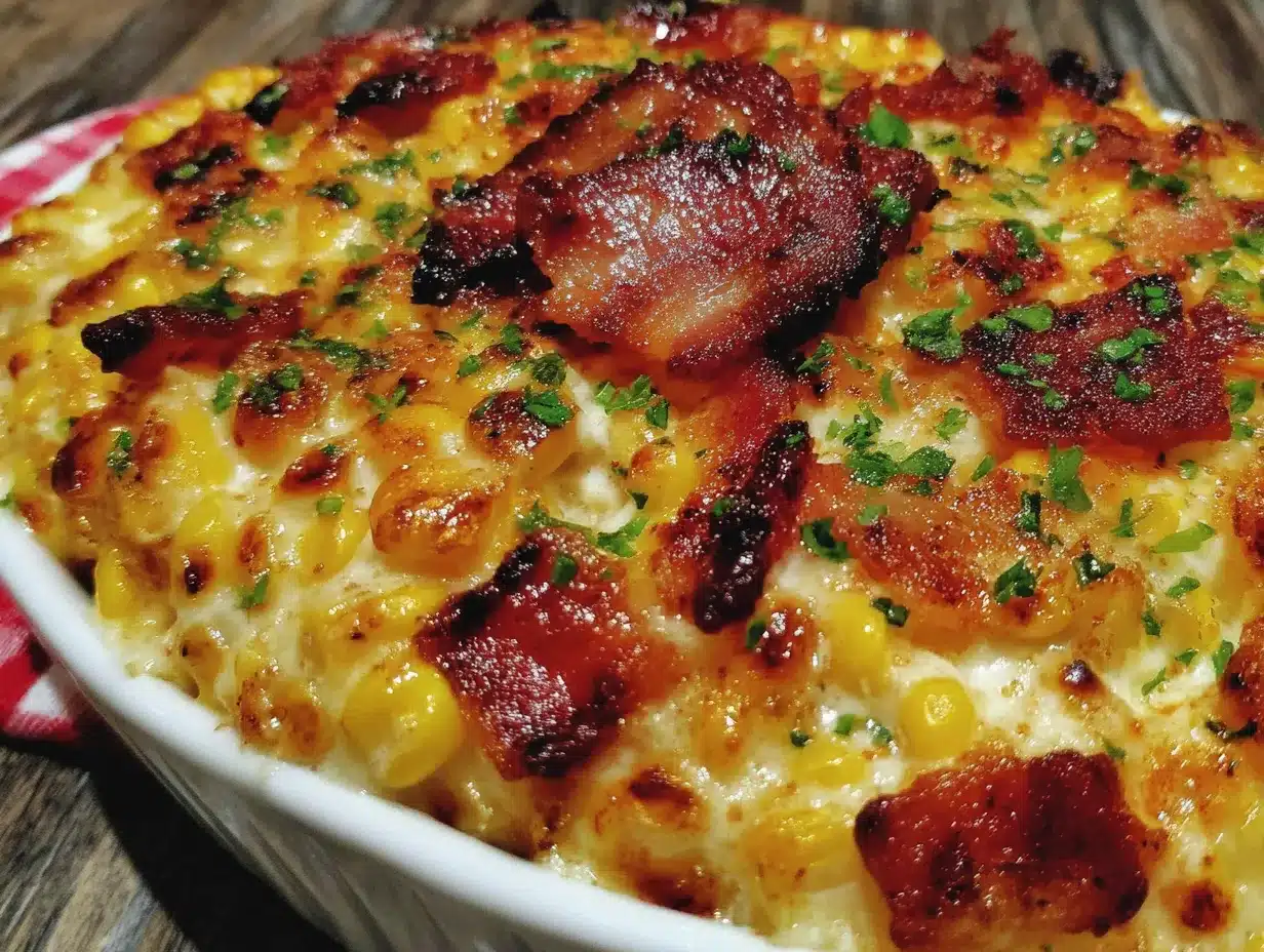 smoky grilled corn and bacon elote dip preparation steps