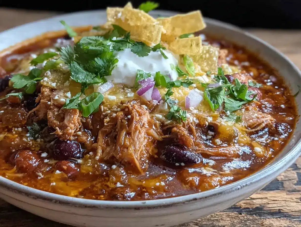 smoky three-bean turkey chili preparation steps