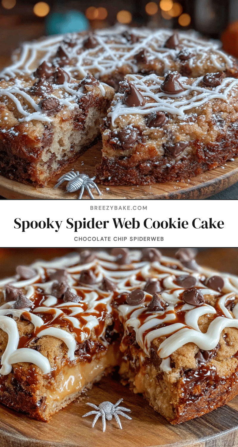 spider web cookie cake recipe
