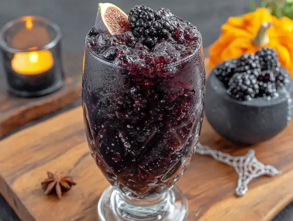 spooky black velvet halloween punch - featured image