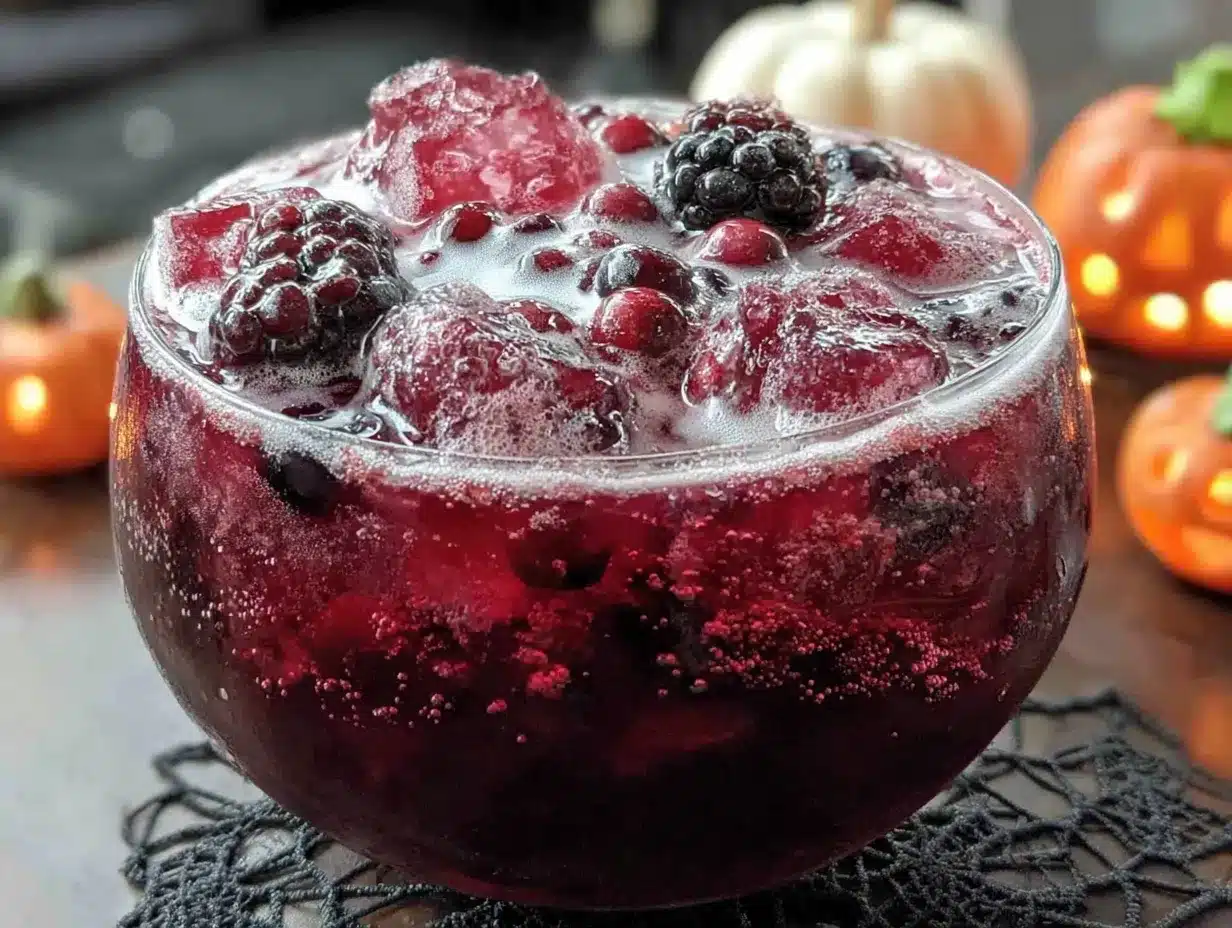 spooky witches brew halloween punch preparation steps