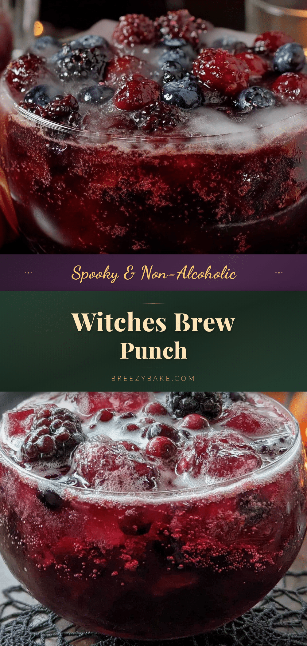 spooky witches brew halloween punch recipe