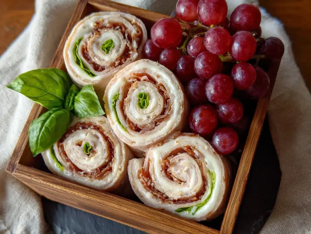 turkey and cheese roll-ups - featured image