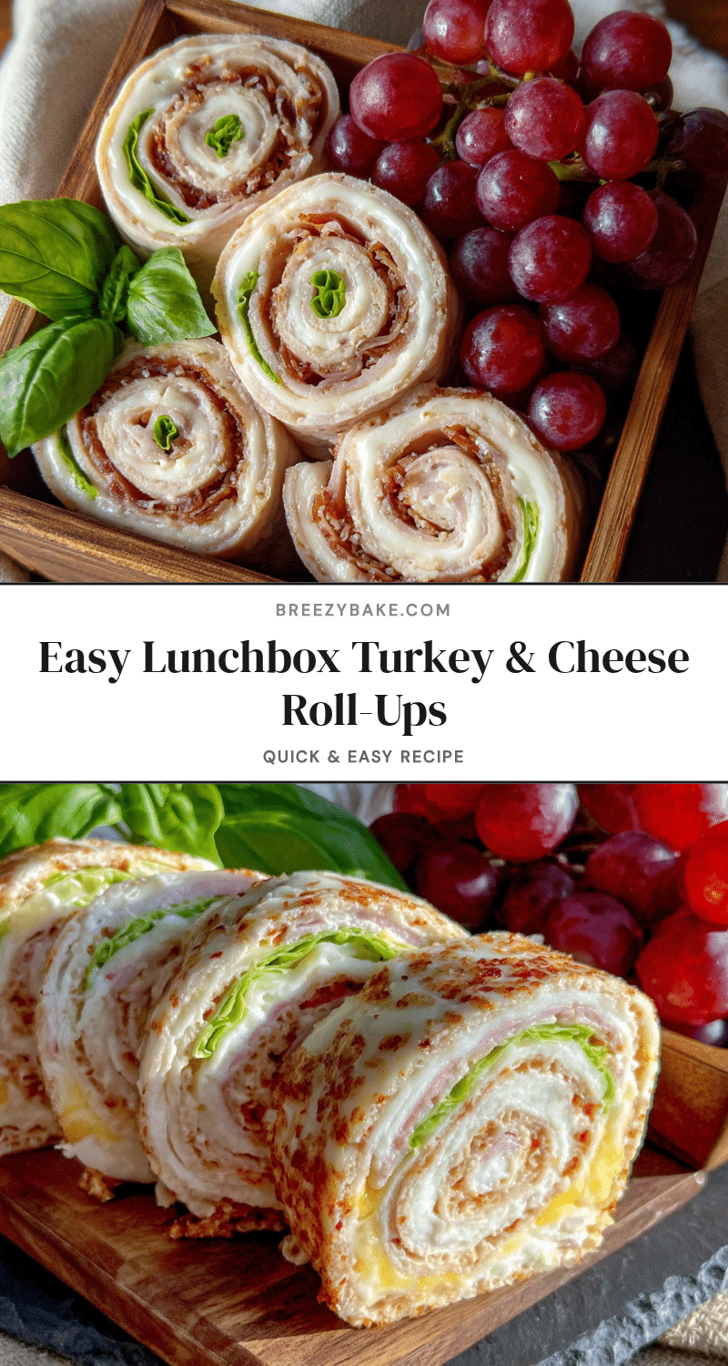 turkey and cheese roll-ups recipe