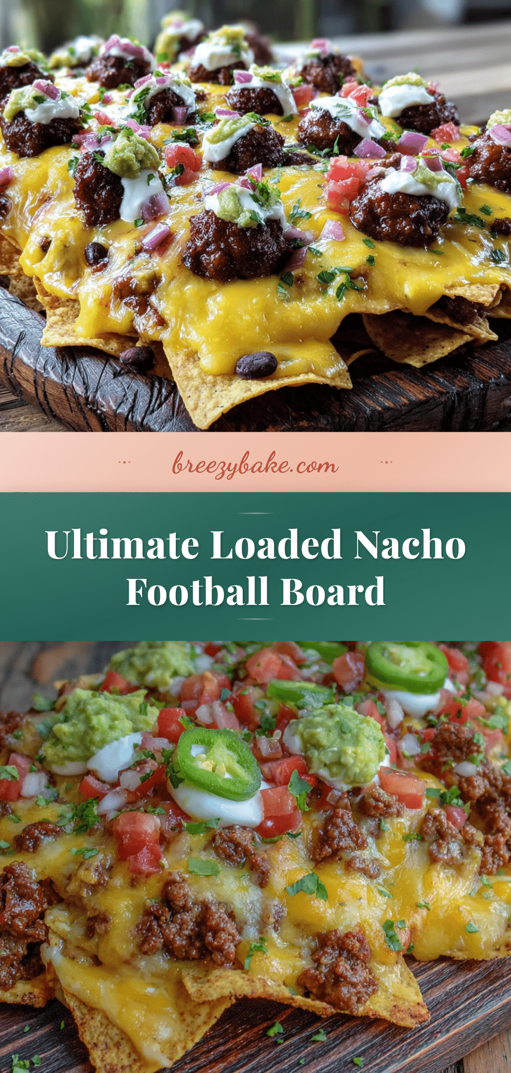 ultimate loaded nacho football charcuterie board recipe