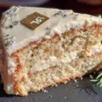 virgo birthday cake with gold leaf - featured image