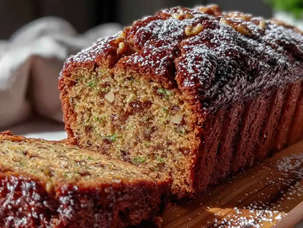 zucchini bread with walnuts - featured image