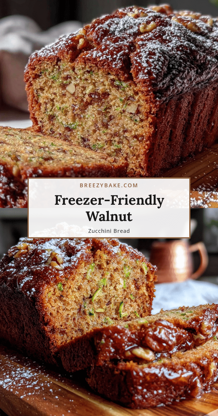 zucchini bread with walnuts recipe