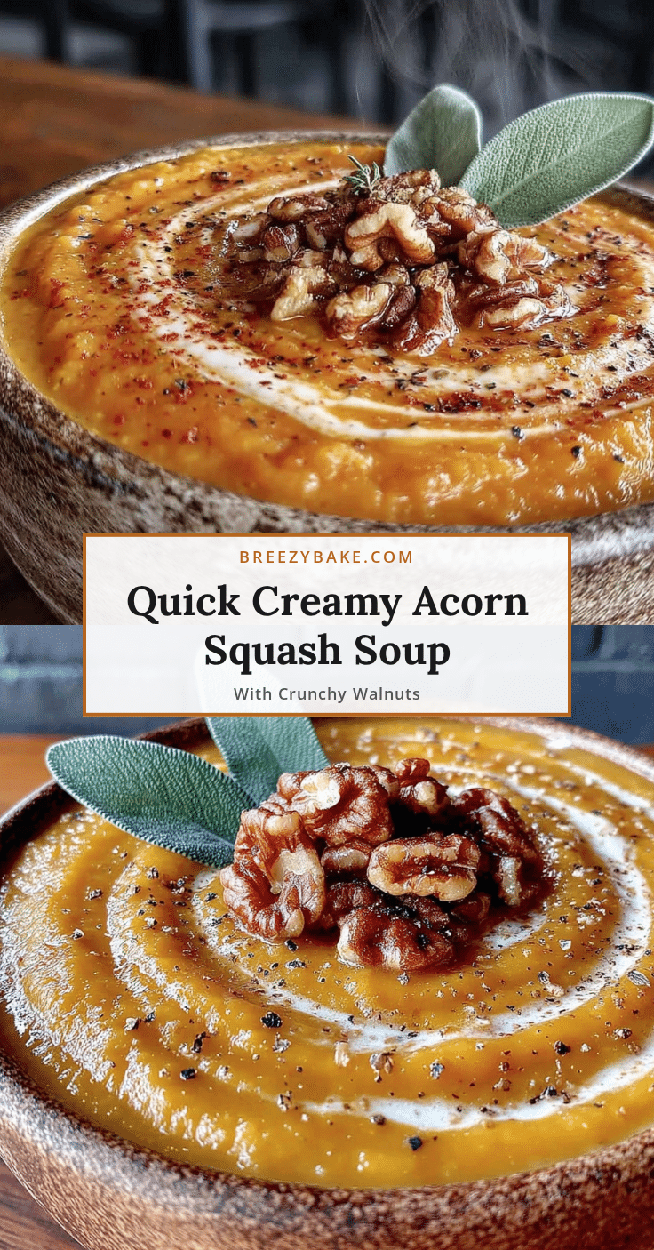 acorn squash soup recipe