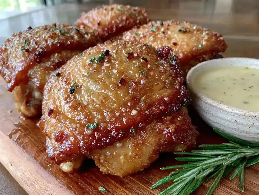 air fryer chicken thighs - featured image