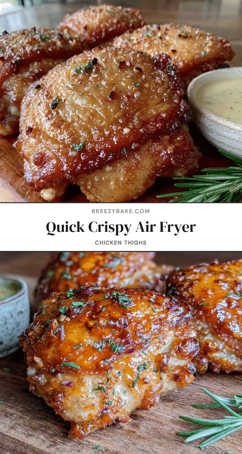 air fryer chicken thighs recipe