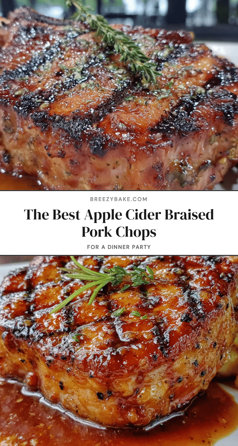apple cider braised pork chops recipe