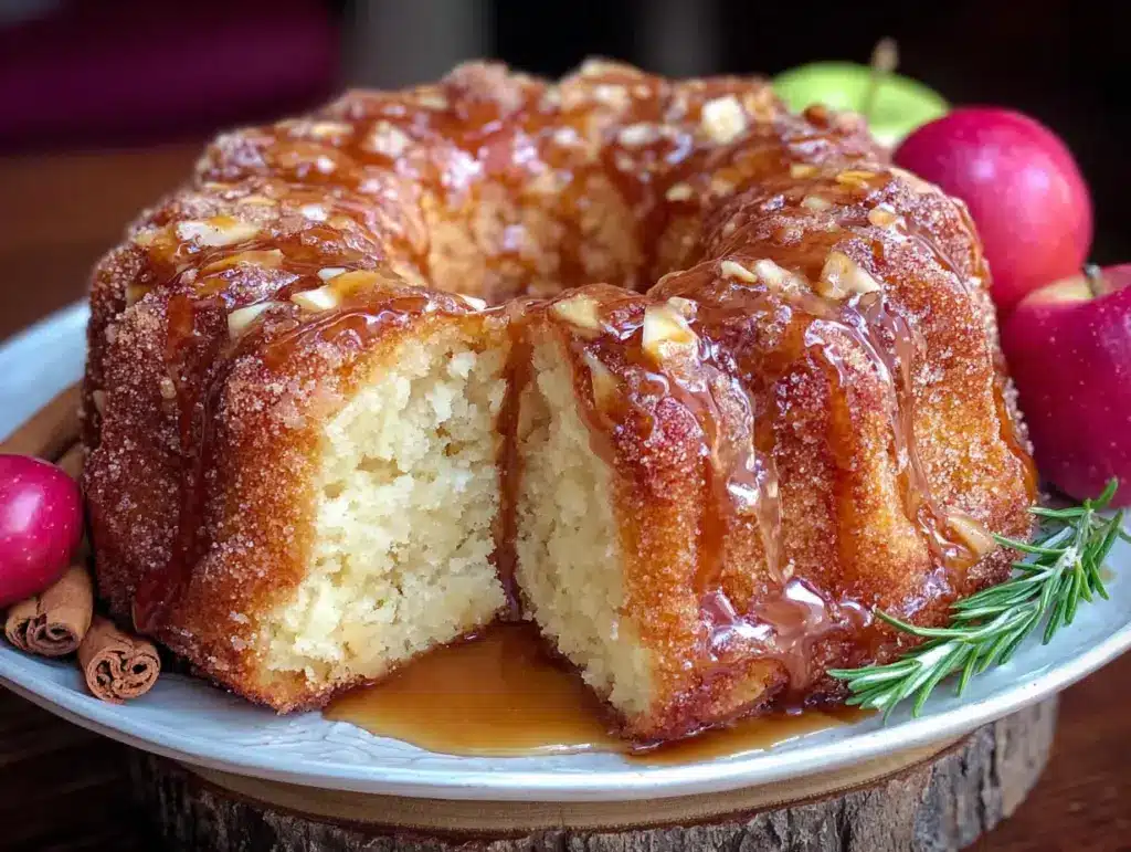apple cider bundt cake - featured image
