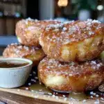 baked salted caramel apple cider donuts - featured image