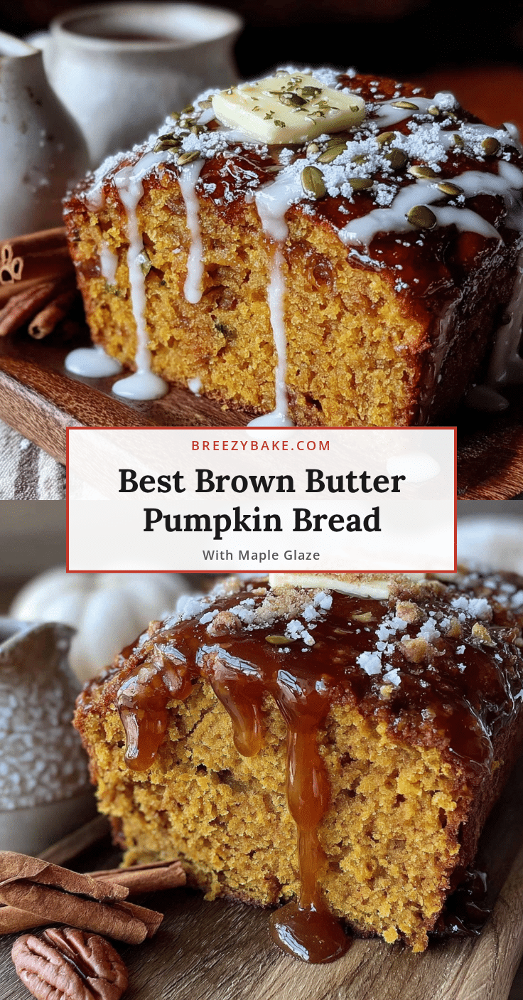 brown butter pumpkin bread recipe