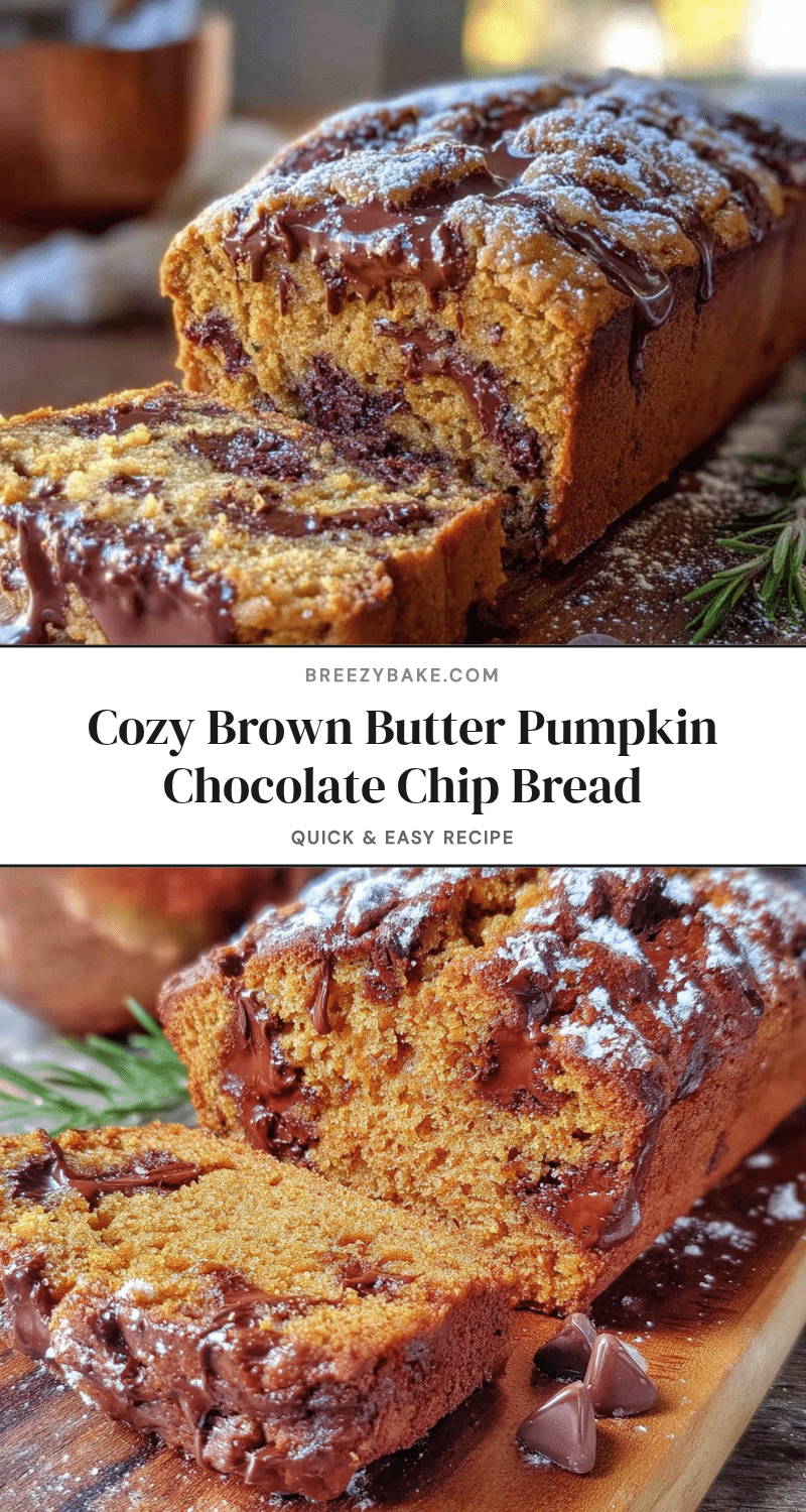 brown butter pumpkin chocolate chip bread recipe