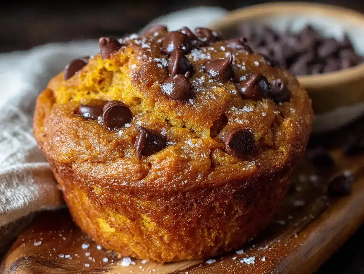 brown butter pumpkin chocolate chip muffins preparation steps
