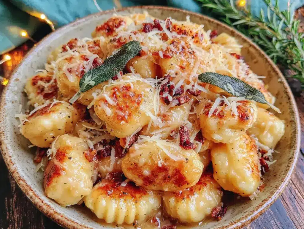 brown butter pumpkin gnocchi - featured image
