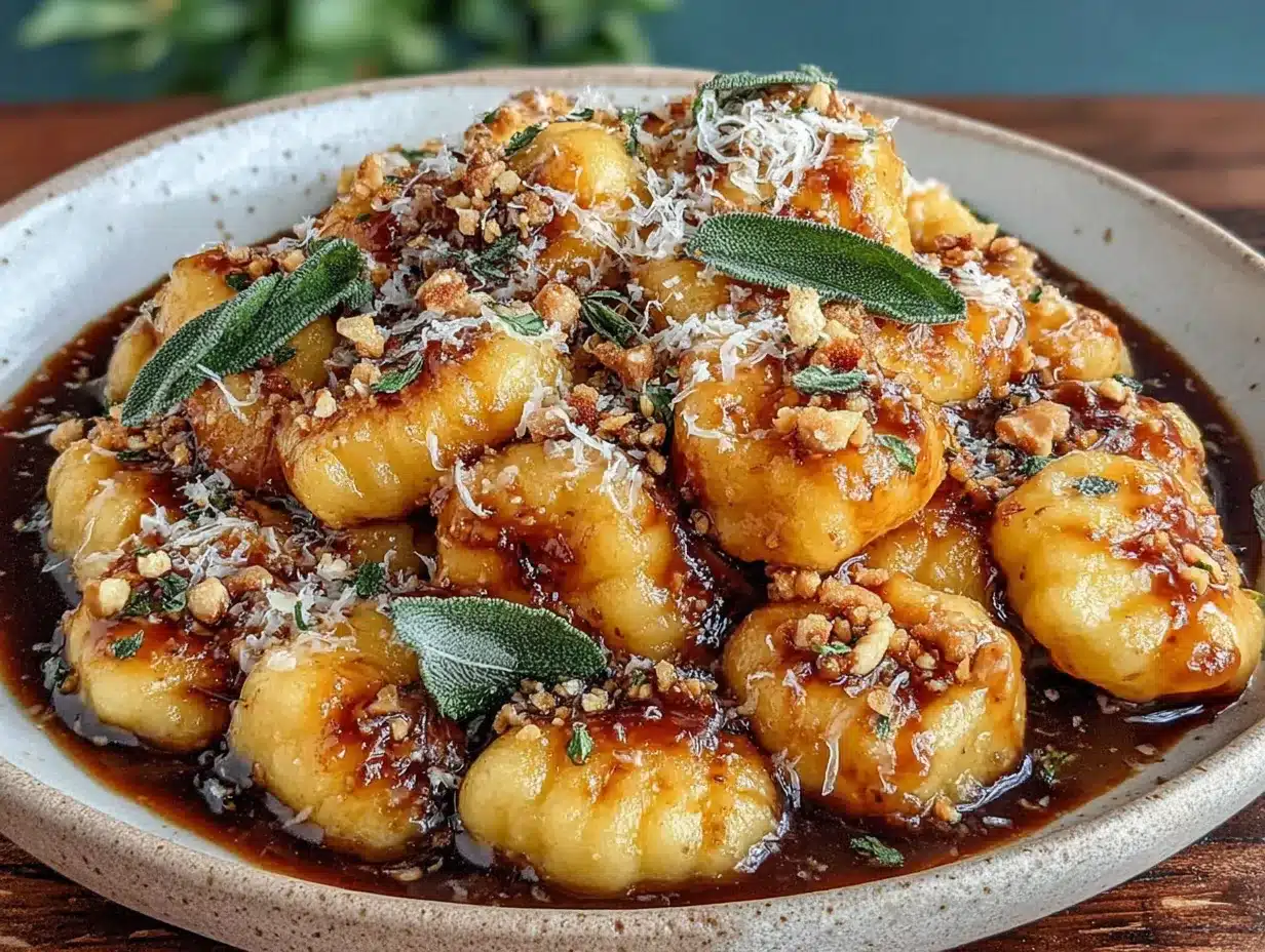 brown butter pumpkin gnocchi preparation steps