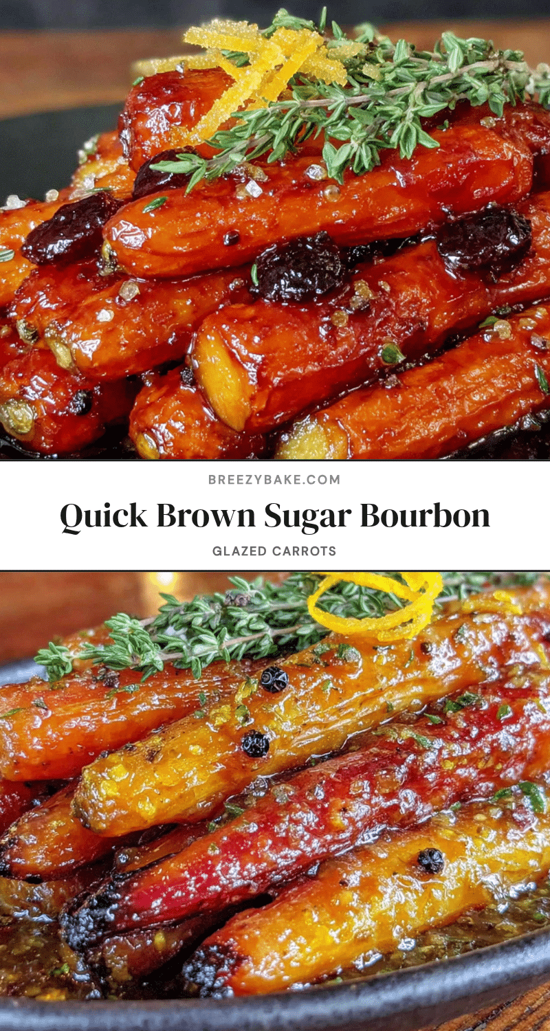 brown sugar bourbon glazed carrots recipe