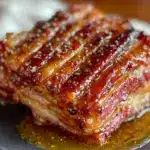 brown sugar glazed ham - featured image