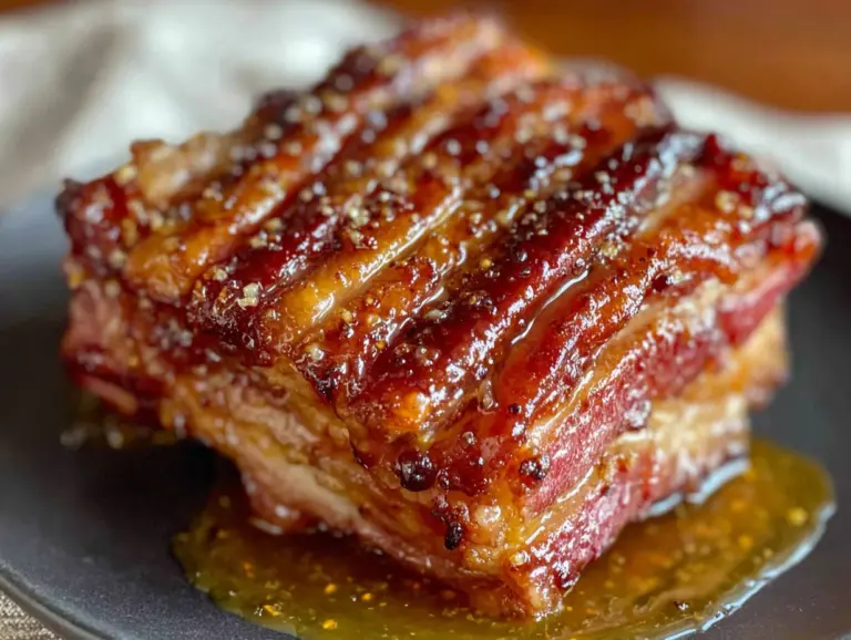 brown sugar glazed ham - featured image