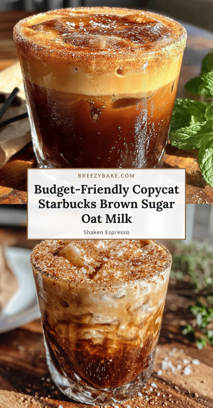 budget-friendly copycat brown sugar oat milk shaken espresso recipe