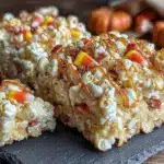 candy corn popcorn bark - featured image