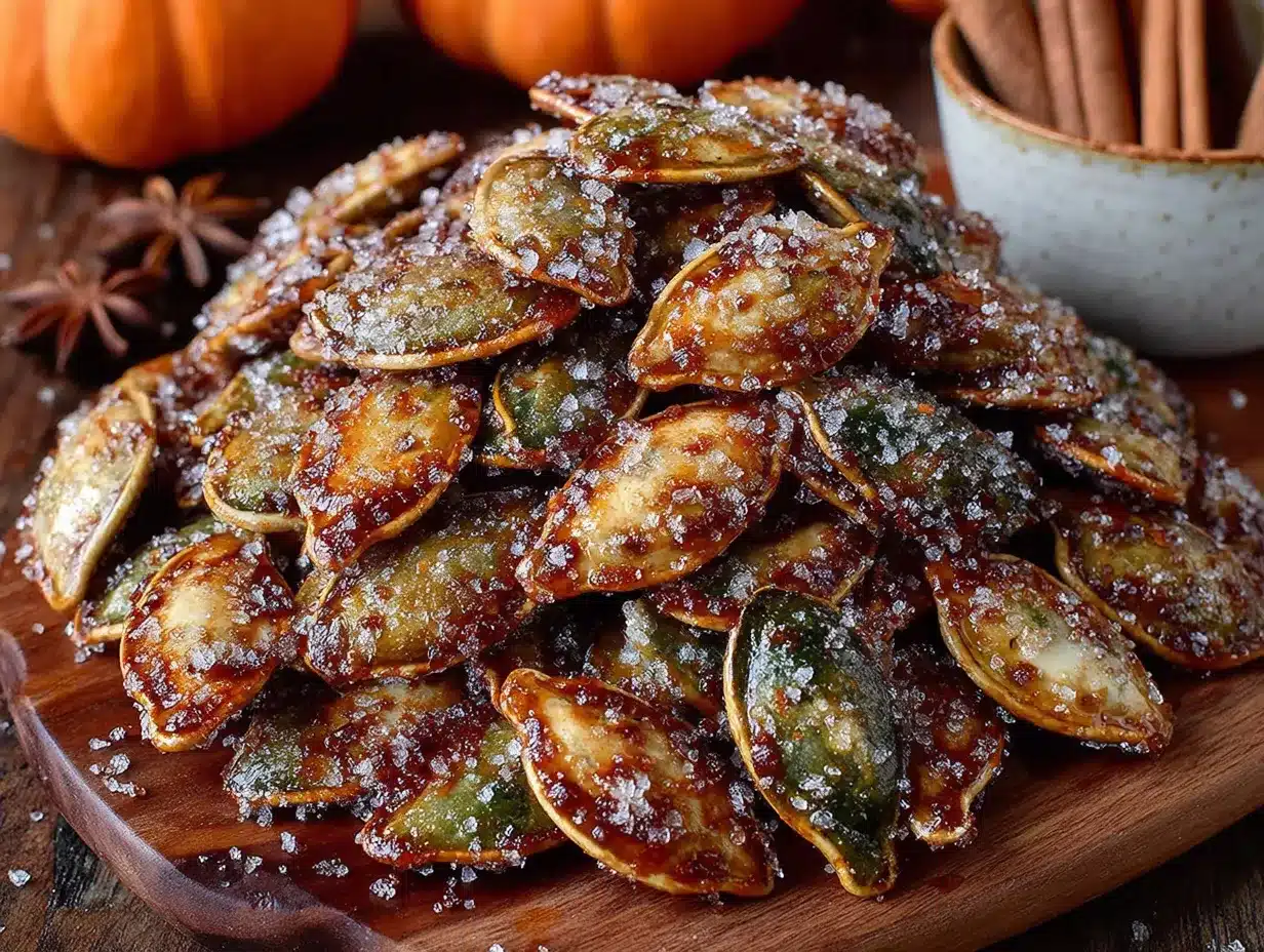 cinnamon sugar pumpkin seeds preparation steps