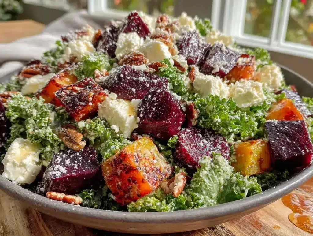 cozy fall chopped salad - featured image