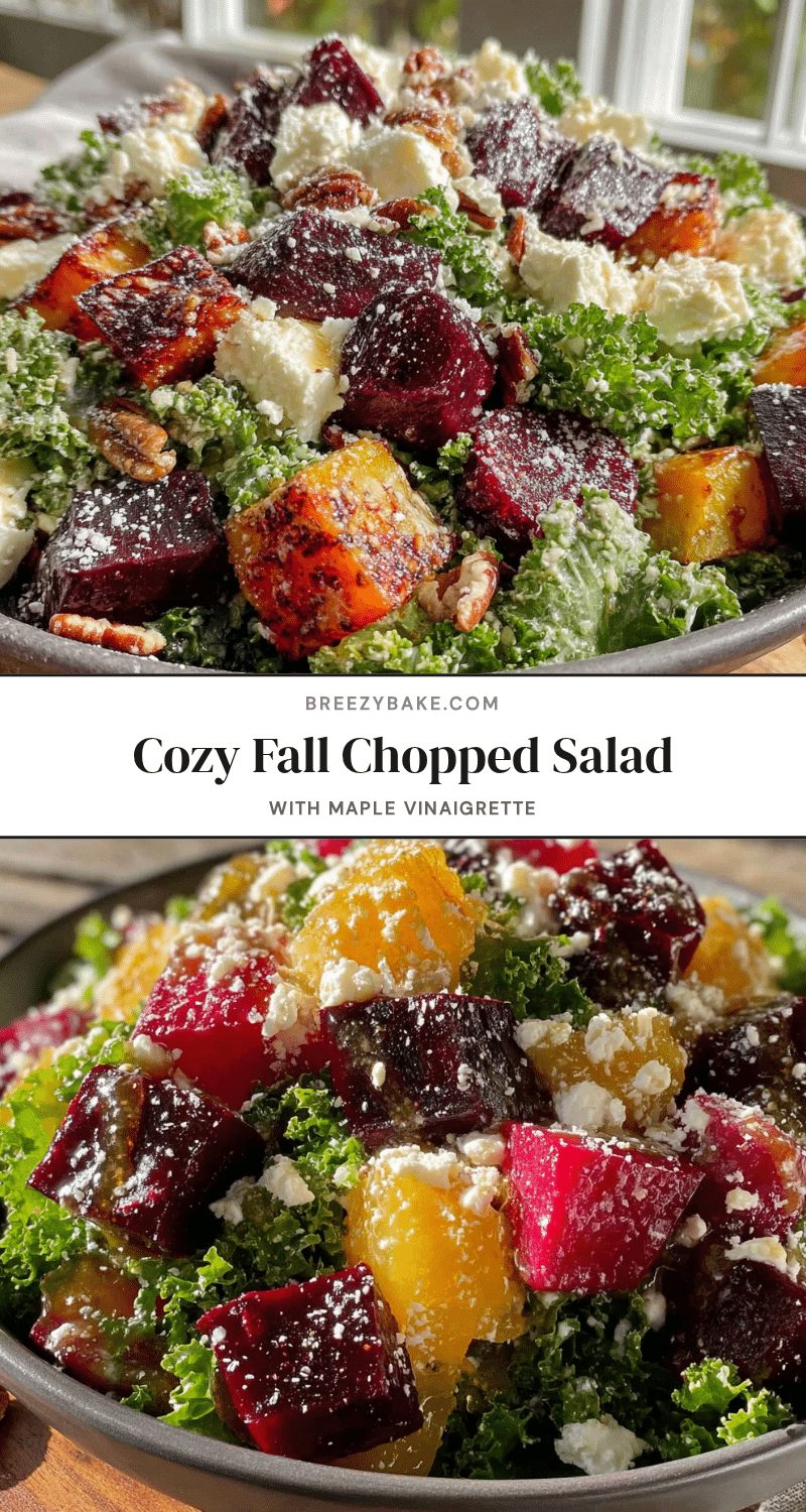 cozy fall chopped salad recipe