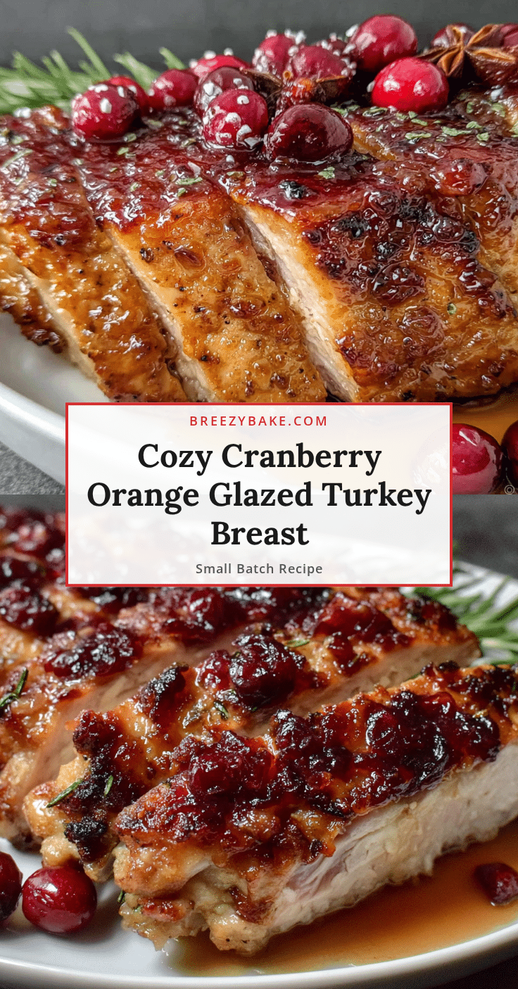 cranberry orange glazed turkey breast recipe