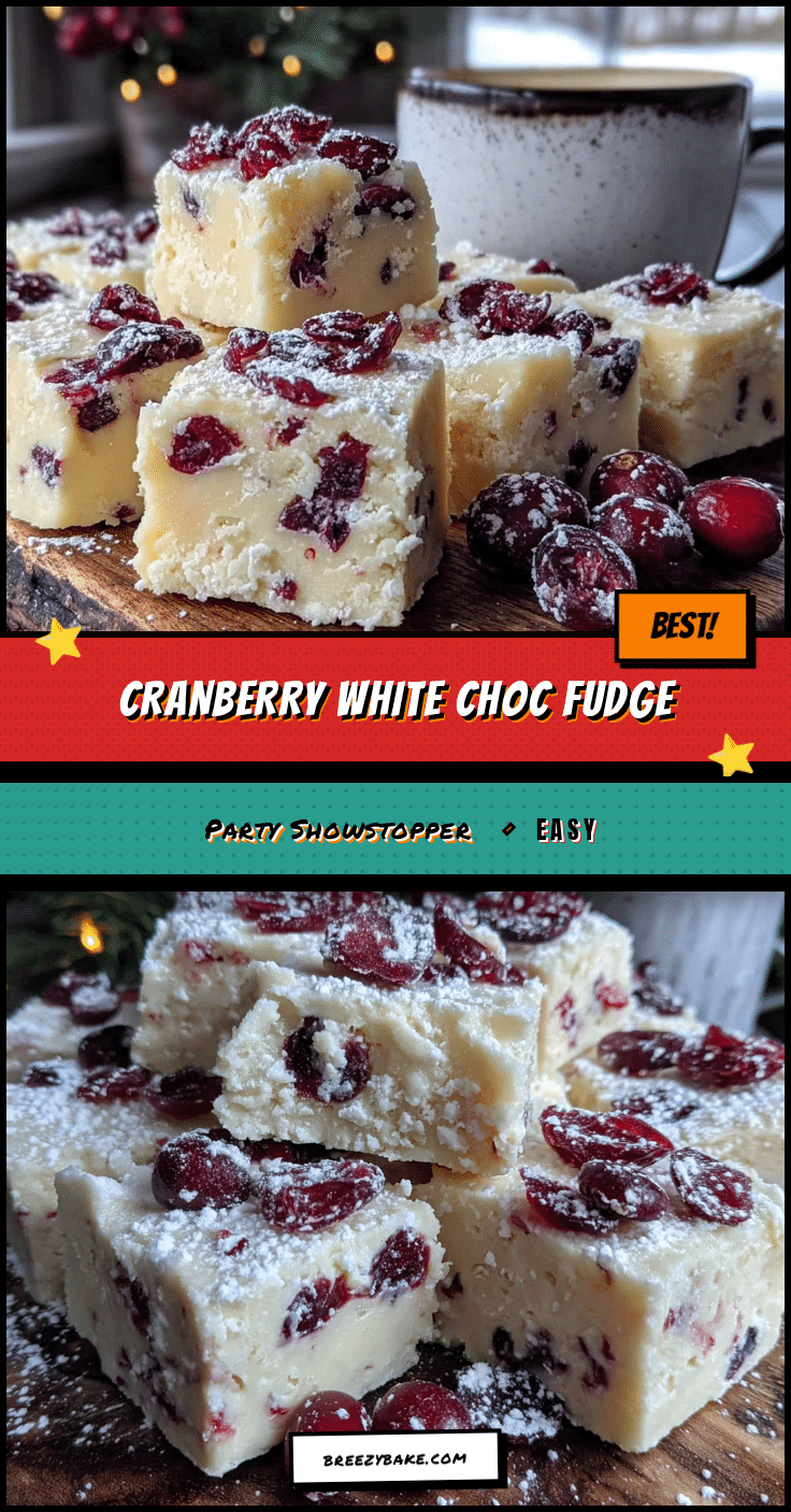 cranberry white chocolate fudge recipe