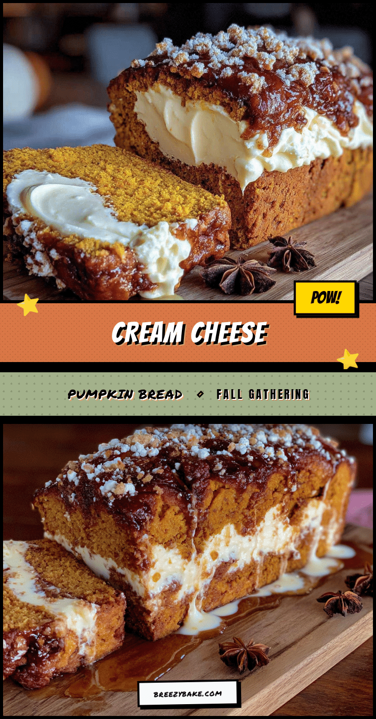 cream cheese stuffed pumpkin bread recipe